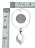Southwest Turquoise Inlay Sterling Silver Box Chain Necklace Set JX129088